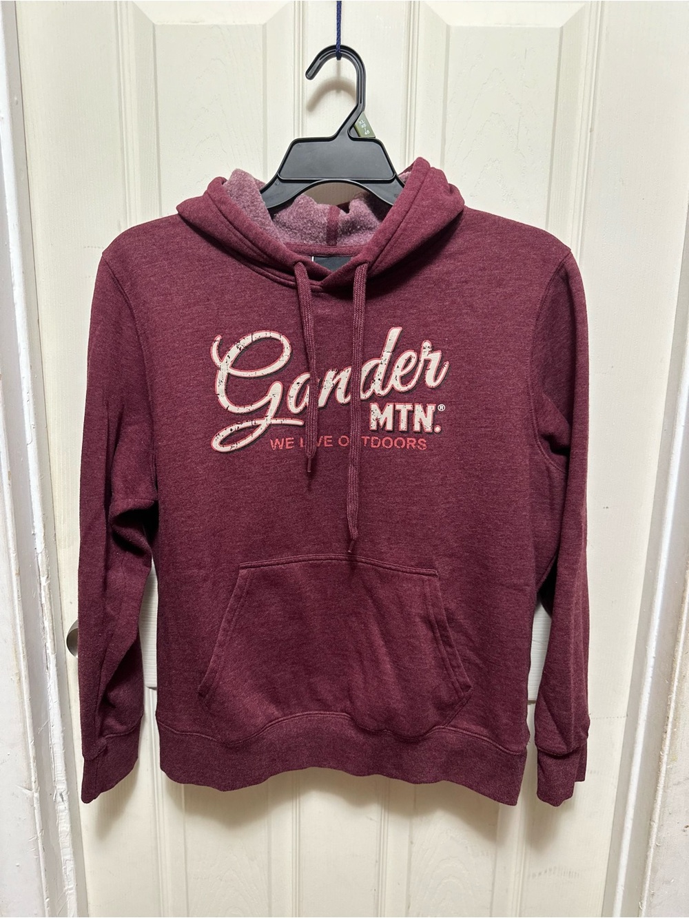 Gander Mountain Women's Heather Maroon Pullover Hoodie Size M